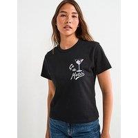 Hugo Destrel Graphic T-Shirt - Black