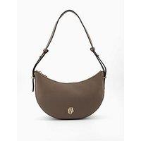 Boss Icon Halfmoon Bag - Brown