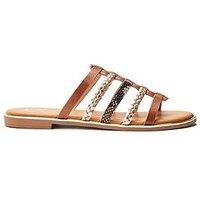 Moda In Pelle Junie Multi Strap Sandals - Tan