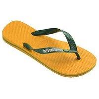 Havaianas Brasil Logo Flip Flop - Yellow