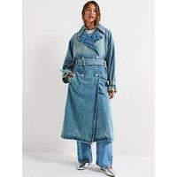 Hugo Garena Denim Trench Jacket