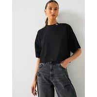 Hugo Damelody Logo T-Shirt - Black