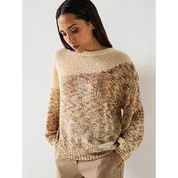 Boss Long Sleeve Jumper - Beige