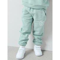 The Very Collection Boys Circular Print Cuffed Joggers - Green