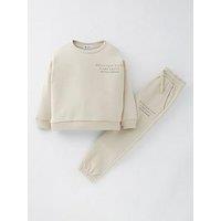 The Very Collection Boys Cuffed Leg Joggers - Classic Beige