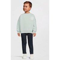 Mini V By Very Boys Circle Placement Sweatshirt - Green