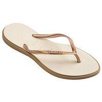 Havaianas Slim Point Flip Flops - Rose Gold