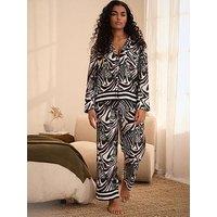 B By Ted Baker Button Through Pyjamas - Black
