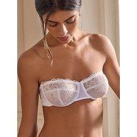 Lipsy Rose Lace Multiway Bra - White