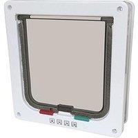 M-Pets Doras Cat Door With Tunnel - 4 Way Locking