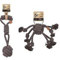 M-Pets Coto Grey Spider 38Cm/ Coto Grey Tug Ball 36Cm