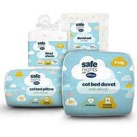 Silentnight Safe Nights Pink Star 5-Piece Bedding Bundle