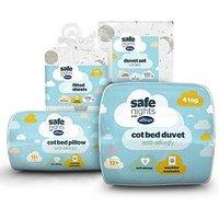 Silentnight Safe Nights Celestial Stars & Moon 5-Piece Bedding Bundle