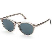 Tom Ford Aurele Round Sunglasses - Beige