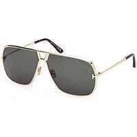 Tom Ford Stavros Navigator Sunglasses-Black