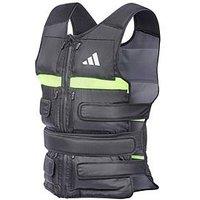 Adidas Performance Adjustable Weight Vest, 10Kg - Black