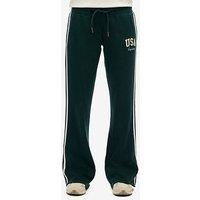 Superdry Athletic Essentials Stripe Flare Joggers - Green
