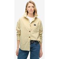 Superdry Chunky Cord Overshirt - Brown