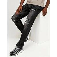 Alessandro Zavetti Pastini Loose Fit Jeans - Black