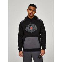 Zavetti Canada Boncini Two Tone Overhead Hoodie - Black