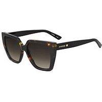 Love Moschino Mol088/S Acetate Sunglasses - Brown
