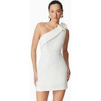 Elliatt Celia Mini Asymmetrical Dress - Ivory