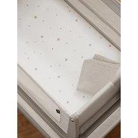 Snuz Snz Twin Pack Crib Sheets - White/Star