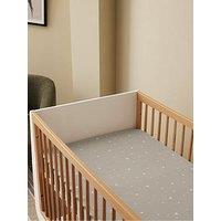 Snuz Snz Twin Pack Cot Bed Sheets - Grey/Star