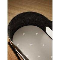 Snuz Snz Twin Pack Moses Basket Sheets - Grey/Cloud