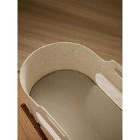 Snuz Snz Twin Pack Moses Basket Sheets - Sage/Cross