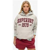 Superdry Athletic Essentials Relaxed Hoodie - Grey