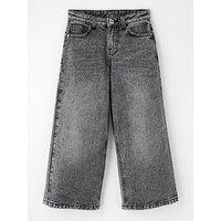 The Very Collection Girls Wide Leg Jeans - Grey Wash