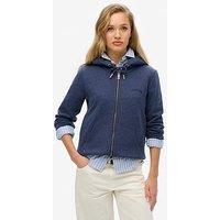 Superdry Essential Logo Zip Hoodie - Blue