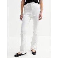 New Look White Quinn Bootcut Jeans