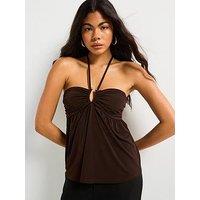 V By Very Strappy Halter Top