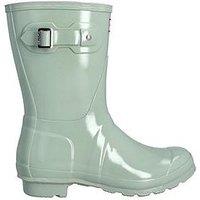 Hunter Original Short Wellington Boot - Mint Green