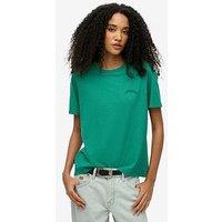 Superdry Essential Logo Washed T-Shirt - Green