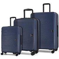 Rock Luggage Lincoln Navy 3-Piece Set (Cabin/Medium/Large)
