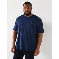 Lyle & Scott Big Tall Plain T-Shirt - Navy