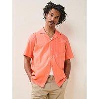 Lyle & Scott Broderie Resort Shirt - Light Red