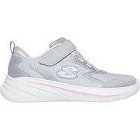 Skechers Gore And Strap Sparkle Mesh Sneaker W/ Satin Overlays