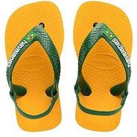 Havaianas Baby Brasil Logo Il Flip Flops - Yellow
