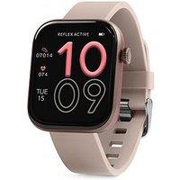 Reflex Active Series 40 Amoled Smart Aluminium Mink Strap Calling Watch