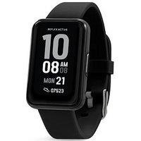 Reflex Active Series 49 Black Strap Smart Calling Watch