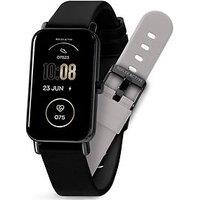 Reflex Active Series 53 Smart Black And Grey Interchangeable Strap Calling Watch