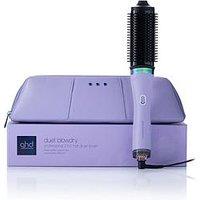 Ghd Duet Blowdry Limited Edition Hair Dryer Brush In Galactic Lilac With Matching Heat-Resistant Bag & Mat