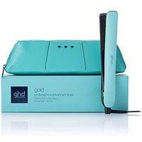 Ghd Gold Limited Edition Hair Straightener In Mystic Aqua With Matching Heat-Resistant Bag & Mat