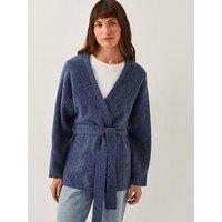 Monsoon Bay Belted Cardigan - Blue