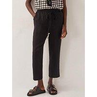 Monsoon Penina Linen Trousers - Black