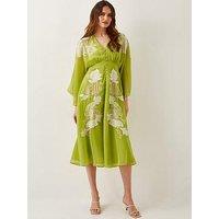Monsoon Tilly Maxi Dress - Olive